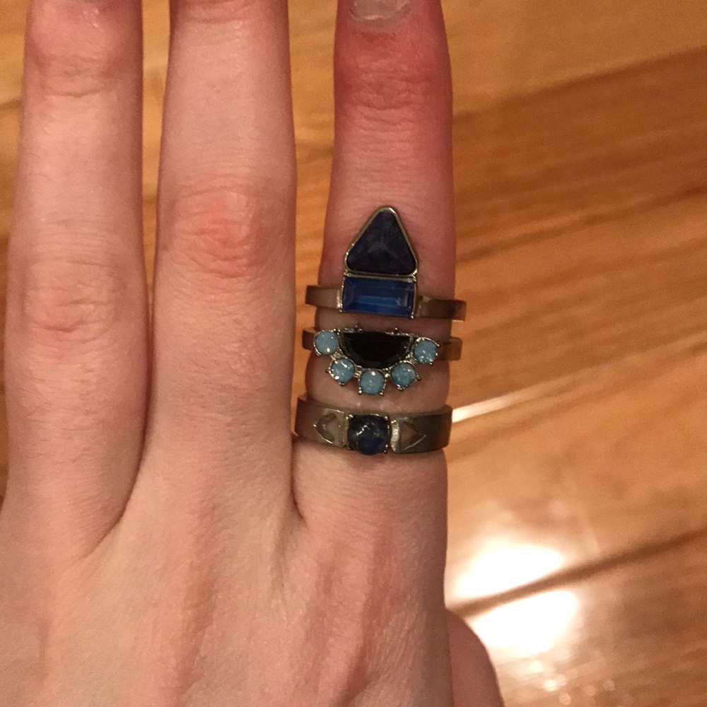 Free people blue stone ring